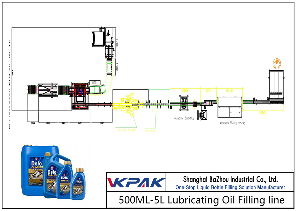 Automatik 500ML-5L Talian Pengisian Minyak Pelincir